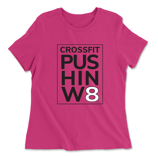 Womens 2X-Large BERRY Relaxed Jersey T-Shirt