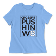 Womens 2X-Large CAROLINA_BLUE Relaxed Jersey T-Shirt