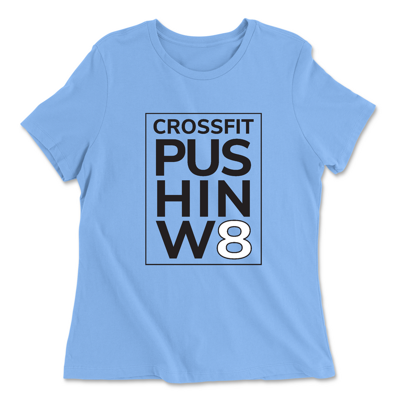 Womens 2X-Large CAROLINA_BLUE Relaxed Jersey T-Shirt