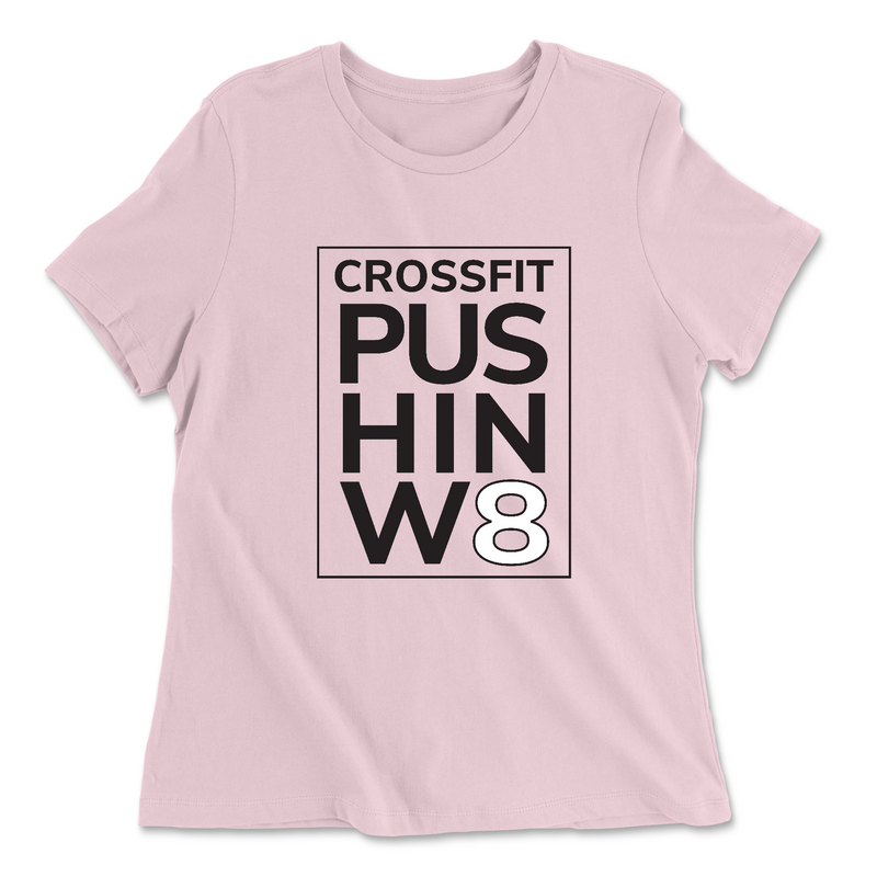 Womens 2X-Large PINK Relaxed Jersey T-Shirt