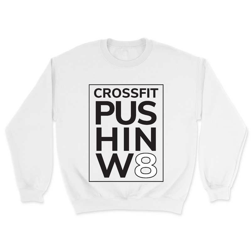 Mens 2X-Large WHITE Midweight Sweatshirt