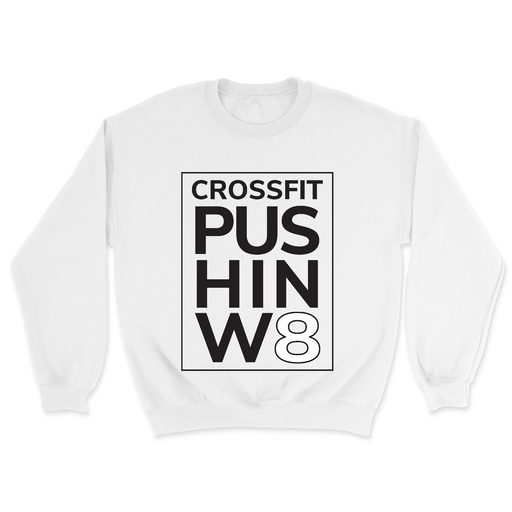 Mens 2X-Large WHITE Midweight Sweatshirt