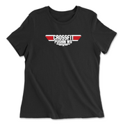 Womens 2X-Large BLACK Relaxed Jersey T-Shirt