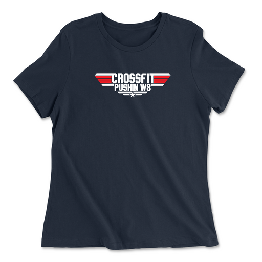 Womens 2X-Large NAVY Relaxed Jersey T-Shirt