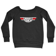 Womens 2X-Large BLACK CrewNeck