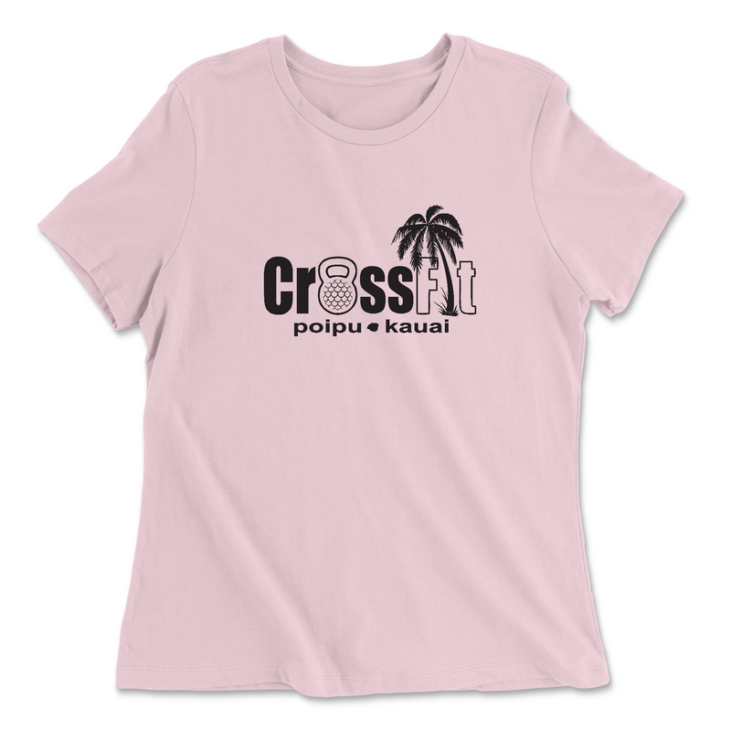 Womens 2X-Large PINK Relaxed Jersey T-Shirt