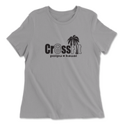 Womens 2X-Large SOLID_ATHETIC_GREY Relaxed Jersey T-Shirt