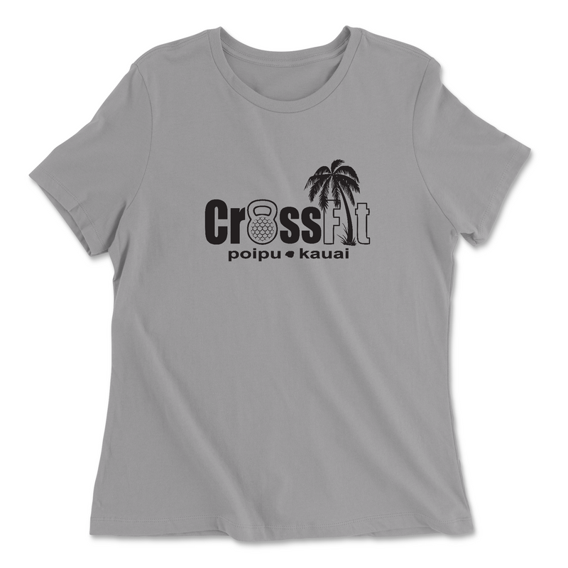 Womens 2X-Large SOLID_ATHETIC_GREY Relaxed Jersey T-Shirt