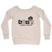 Womens 2X-Large BONE CrewNeck