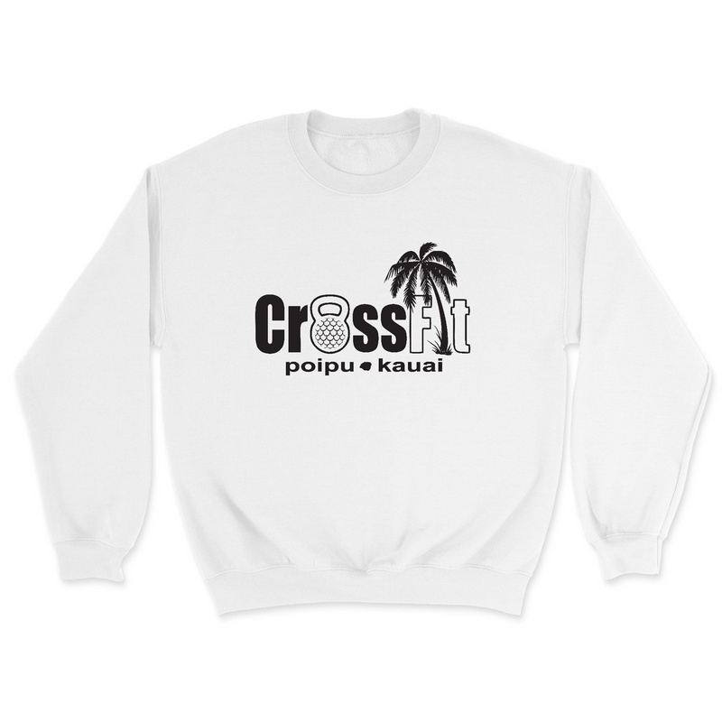 Mens 2X-Large WHITE Midweight Sweatshirt