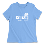 Womens 2X-Large CAROLINA_BLUE Relaxed Jersey T-Shirt