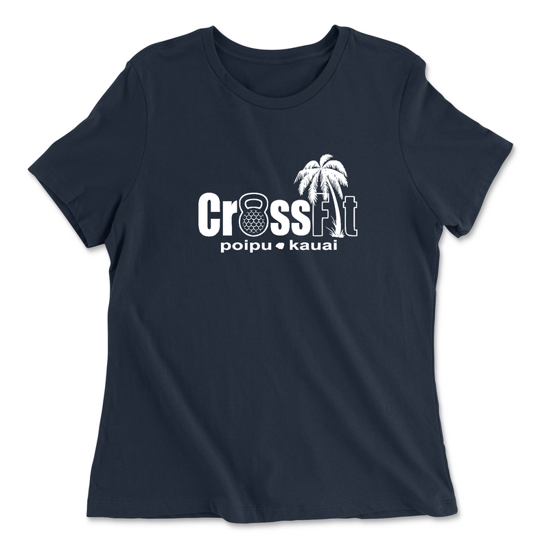 Womens 2X-Large NAVY Relaxed Jersey T-Shirt