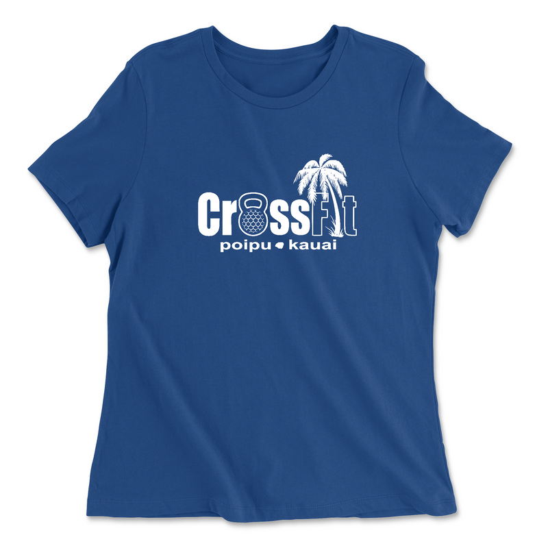 Womens 2X-Large TRUE_ROYAL Relaxed Jersey T-Shirt