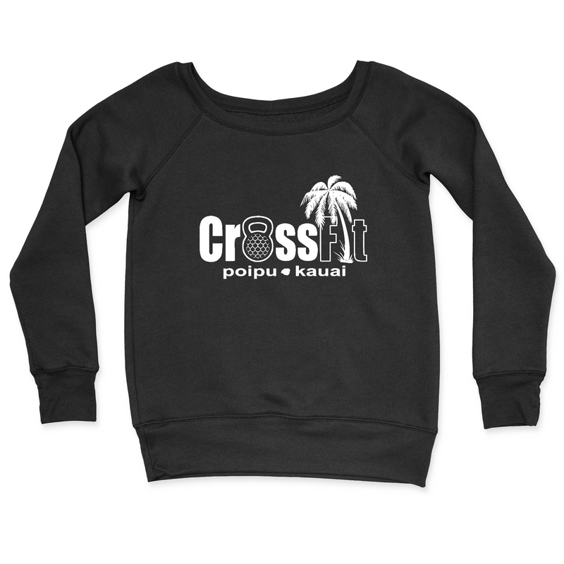 Womens 2X-Large BLACK CrewNeck