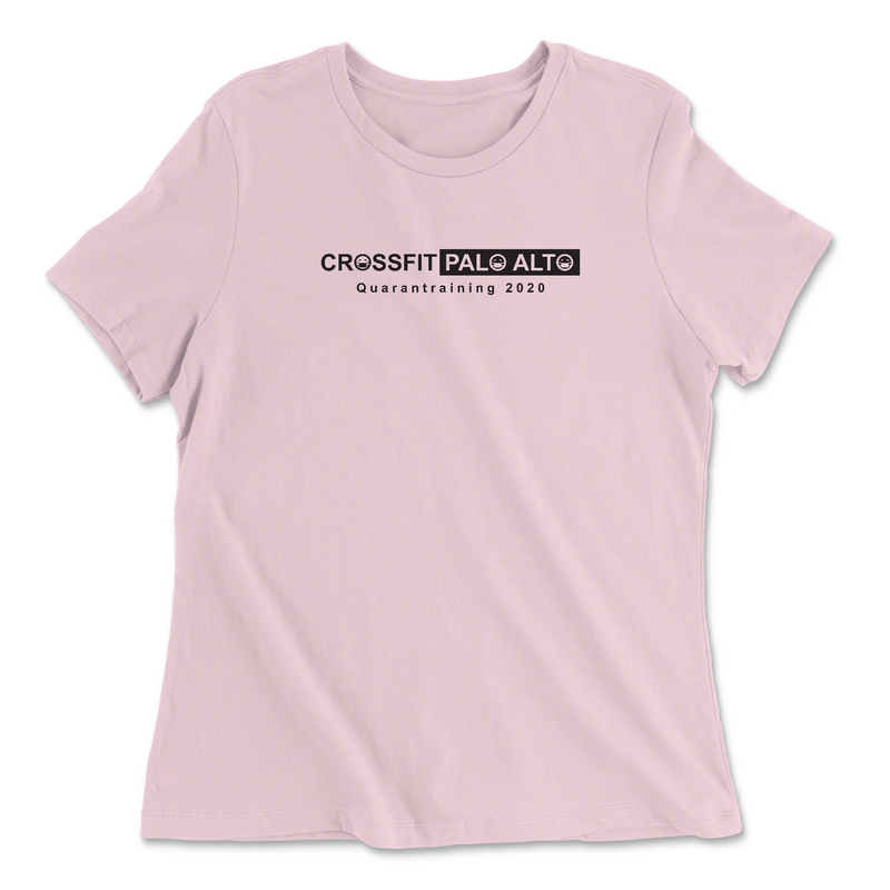 CrossFit Palo Alto Quarantraining Womens - Relaxed Jersey T-Shirt