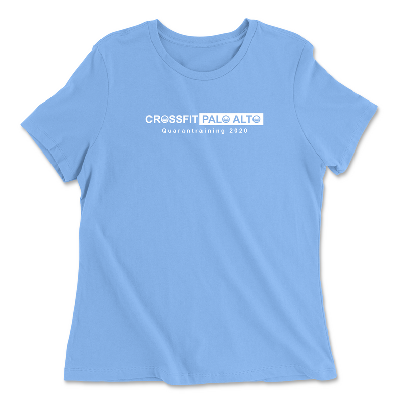 CrossFit Palo Alto Quarantraining Womens - Relaxed Jersey T-Shirt