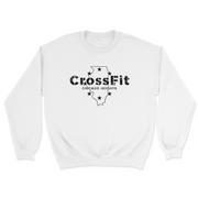 Mens 2X-Large WHITE Midweight Sweatshirt