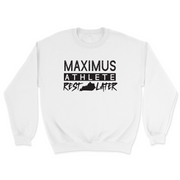 Mens 2X-Large WHITE Midweight Sweatshirt