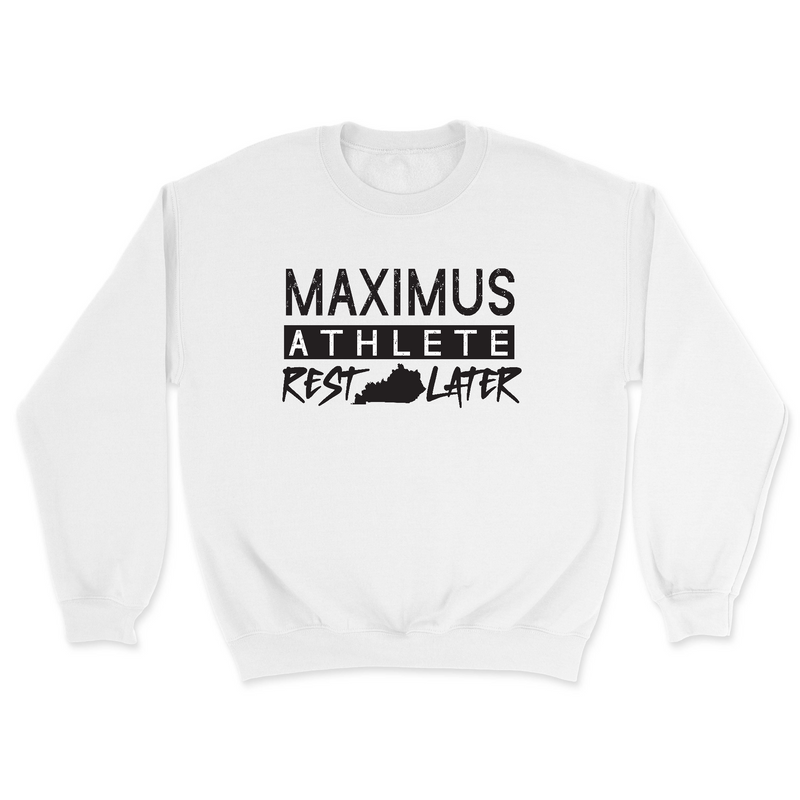 Mens 2X-Large WHITE Midweight Sweatshirt