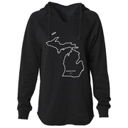 Womens 2X-Large BLACK Hoodie