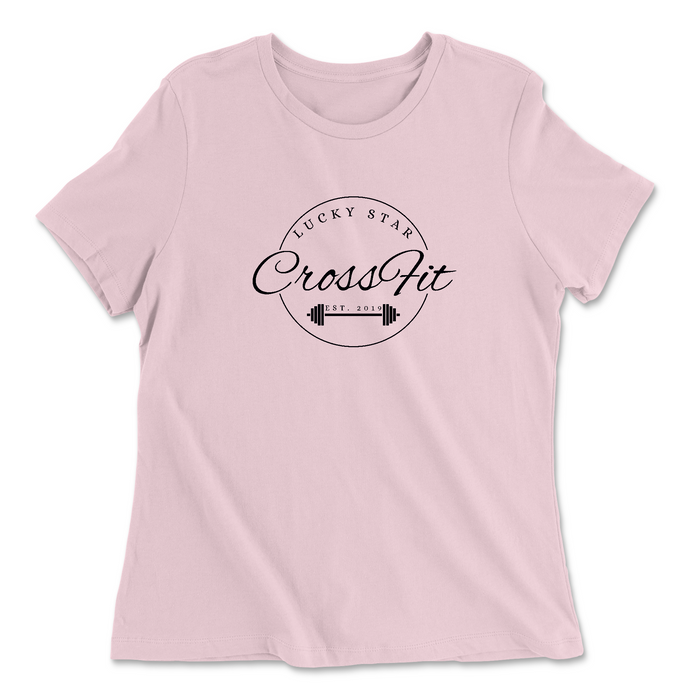 Womens 2X-Large PINK Relaxed Jersey T-Shirt