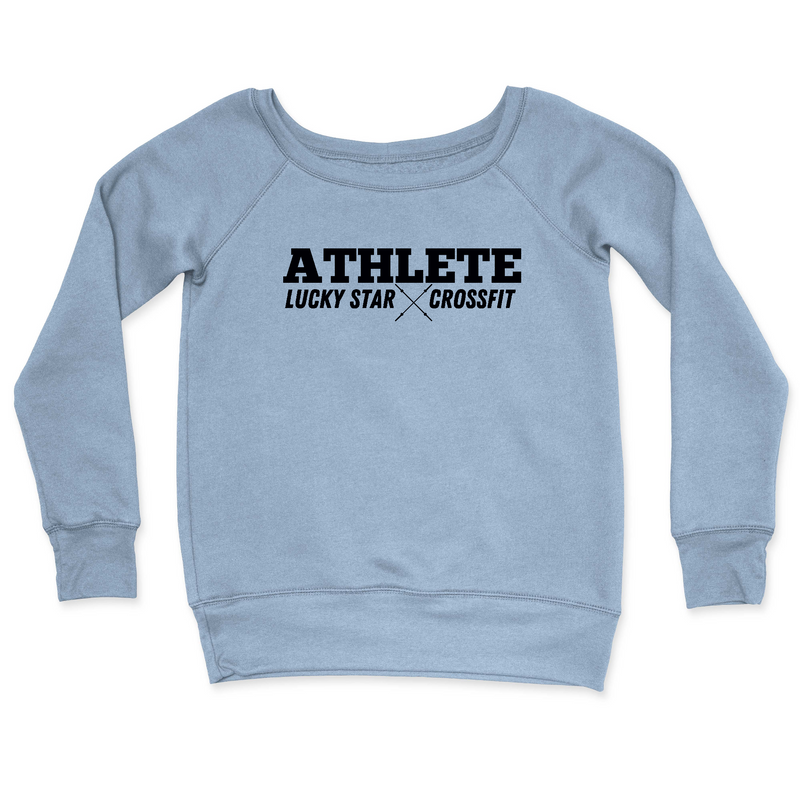 Womens 2X-Large MISTY_BLUE CrewNeck