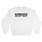 Mens 2X-Large WHITE Midweight Sweatshirt