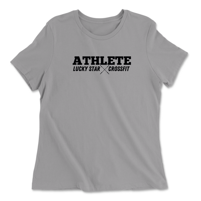 Womens 2X-Large SOLID_ATHLETIC_GREY Relaxed Jersey T-Shirt