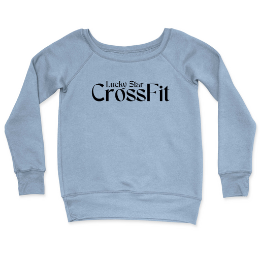 Womens 2X-Large MISTY_BLUE CrewNeck