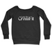 Womens 2X-Large BLACK CrewNeck