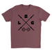 Mens 2X-Large HEATHER_MAROON T-Shirt