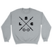 Mens 2X-Large GREY_HEATHER Midweight Sweatshirt