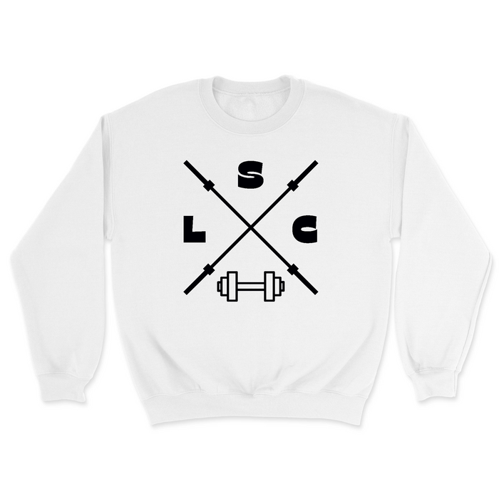 Mens 2X-Large WHITE Midweight Sweatshirt