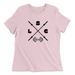 Womens 2X-Large PINK Relaxed Jersey T-Shirt