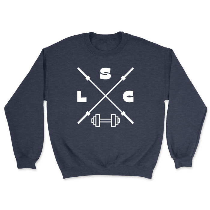 Mens 2X-Large CLASSIC_NAVY_HEATHER Midweight Sweatshirt