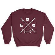Mens 2X-Large MAROON Midweight Sweatshirt