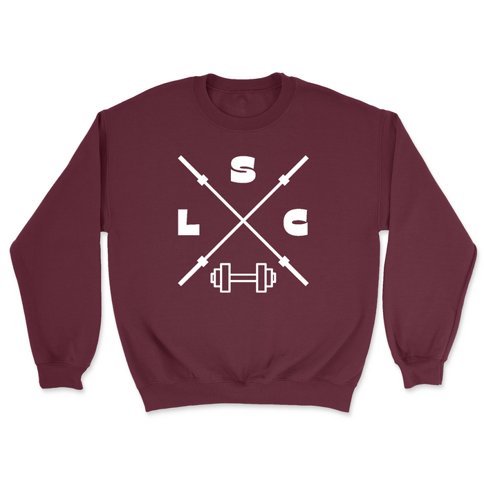 Mens 2X-Large MAROON Midweight Sweatshirt