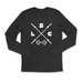 Mens 2X-Large BLACK Long Sleeve