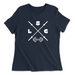 Womens 2X-Large NAVY Relaxed Jersey T-Shirt