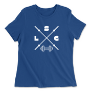 Womens 2X-Large TRUE_ROYAL Relaxed Jersey T-Shirt