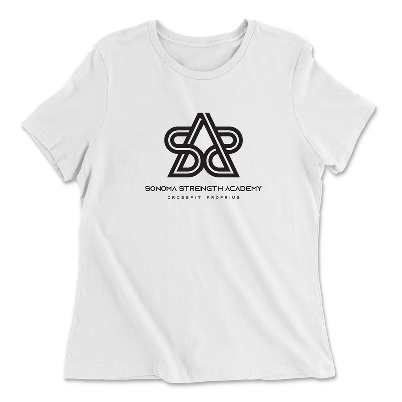 Womens 2X-Large WHITE Relaxed Jersey T-Shirt