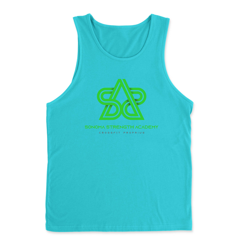 Mens 2X-Large TAHITI_BLUE Tank Top