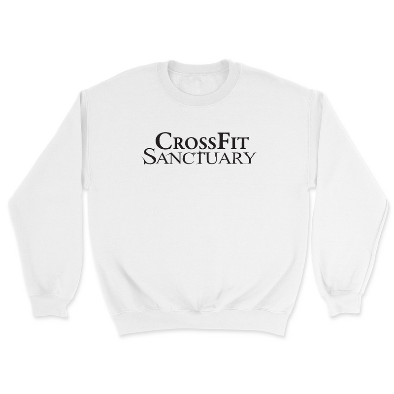 Mens 2X-Large WHITE Midweight Sweatshirt