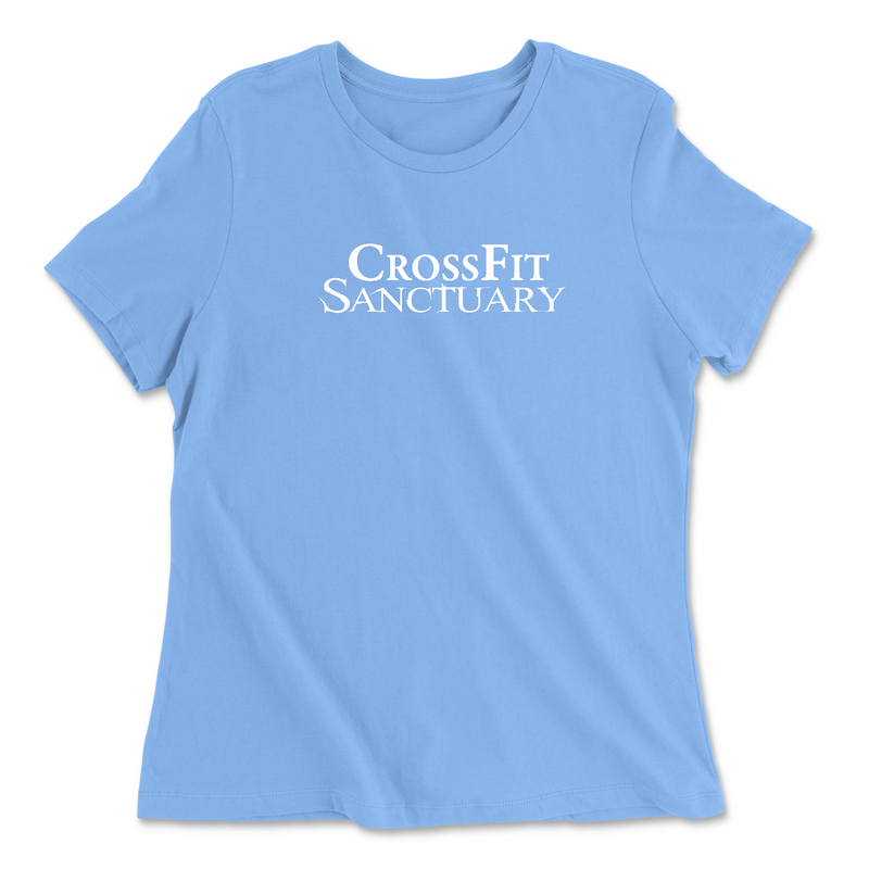 Womens 2X-Large CAROLINA_BLUE Relaxed Jersey T-Shirt