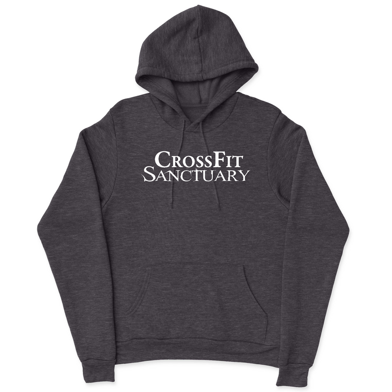 Mens 2X-Large CHARCOAL_HEATHER Hooded T-Shirt