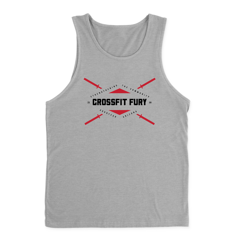 Mens 2X-Large HEATHER_GRAY Tank Top