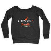 Womens 2X-Large BLACK CrewNeck