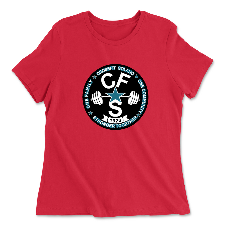 CrossFit Solano Standard Womens - Relaxed Jersey T-Shirt