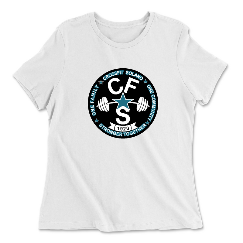 CrossFit Solano Standard Womens - Relaxed Jersey T-Shirt