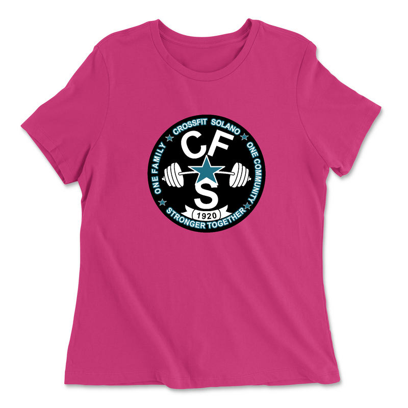 CrossFit Solano Standard Womens - Relaxed Jersey T-Shirt